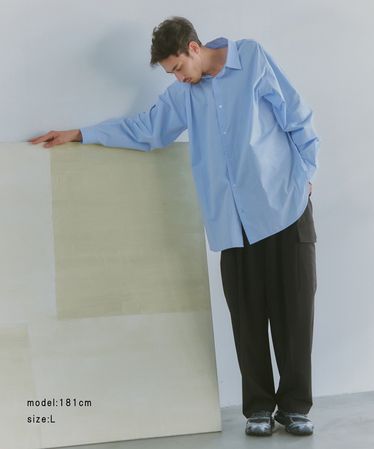 ニュアンス NewAnce New Standard Shirts -Over Fit - （サックスブルー） サックスブルー
