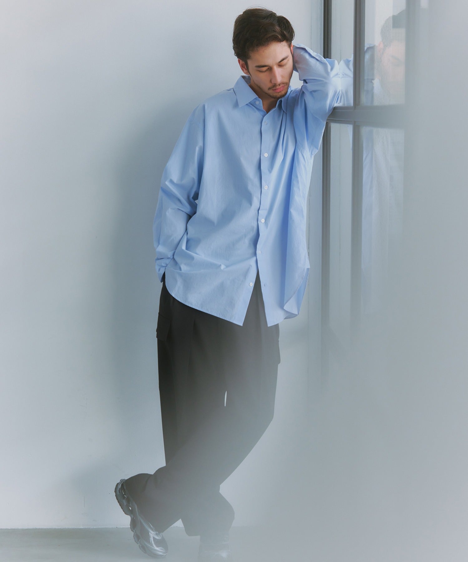 ニュアンス NewAnce New Standard Shirts -Over Fit - （サックスブルー） サックスブルー