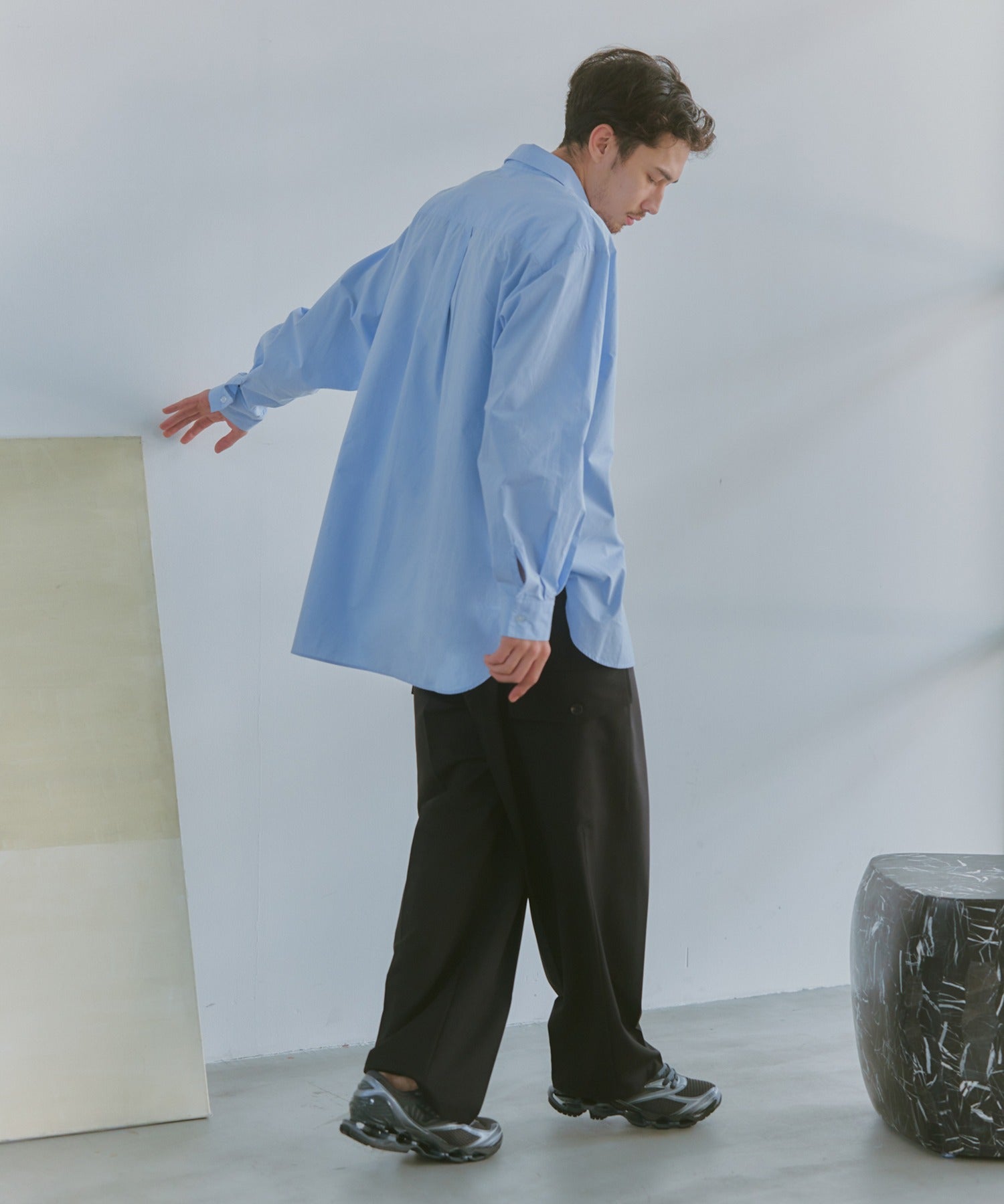 ニュアンス NewAnce New Standard Shirts -Over Fit - （サックスブルー） サックスブルー