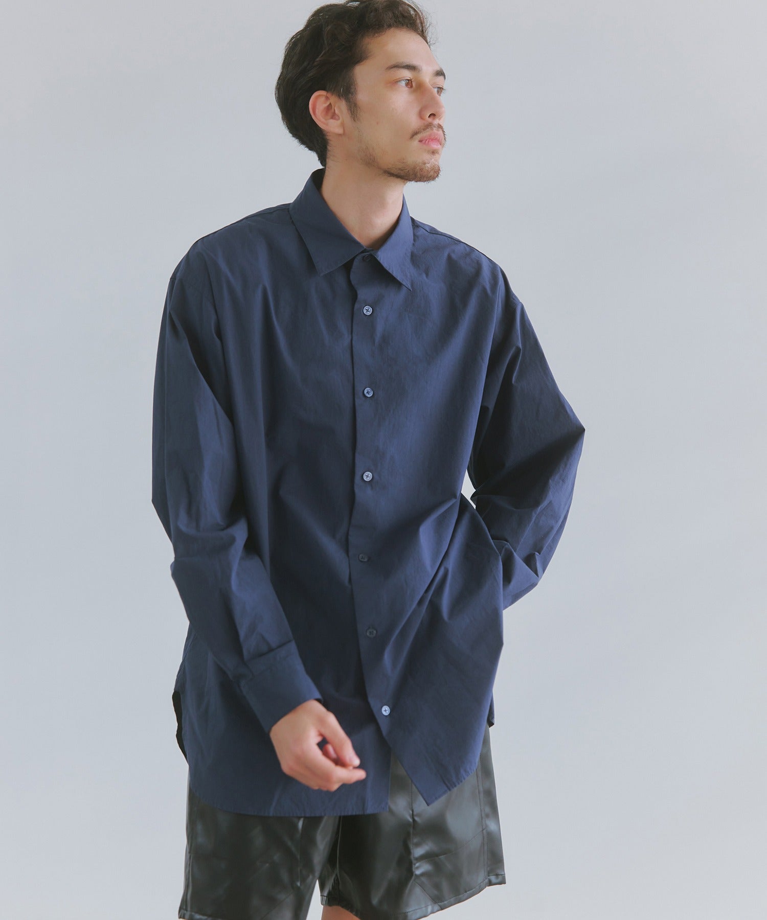 ニュアンス NewAnce New Standard Shirts -Over Fit - （ネイビー） ネイビー