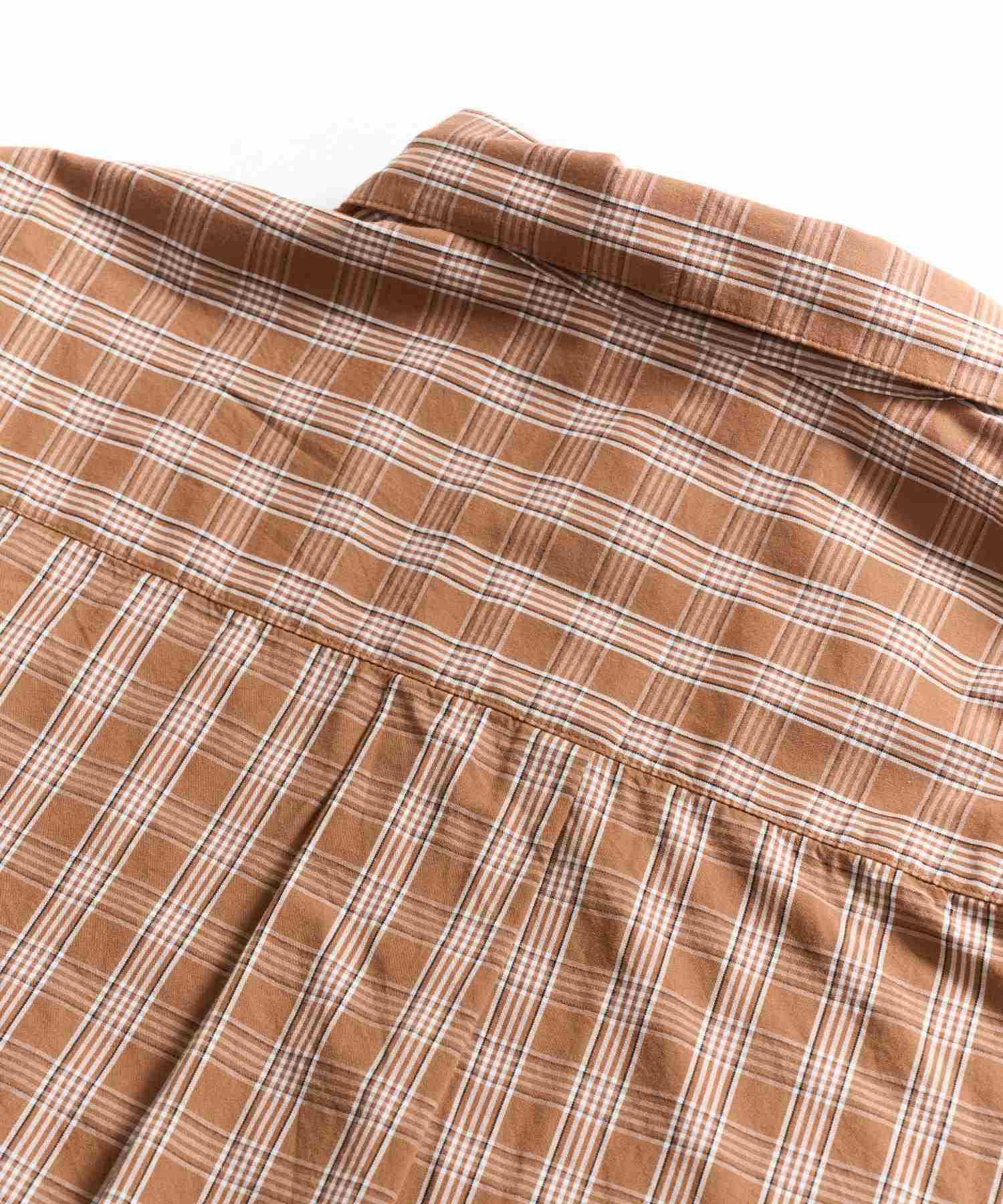 ニュアンス NewAnce New Standard Check Shirts -Over Fit - （ブラウン） ブラウン