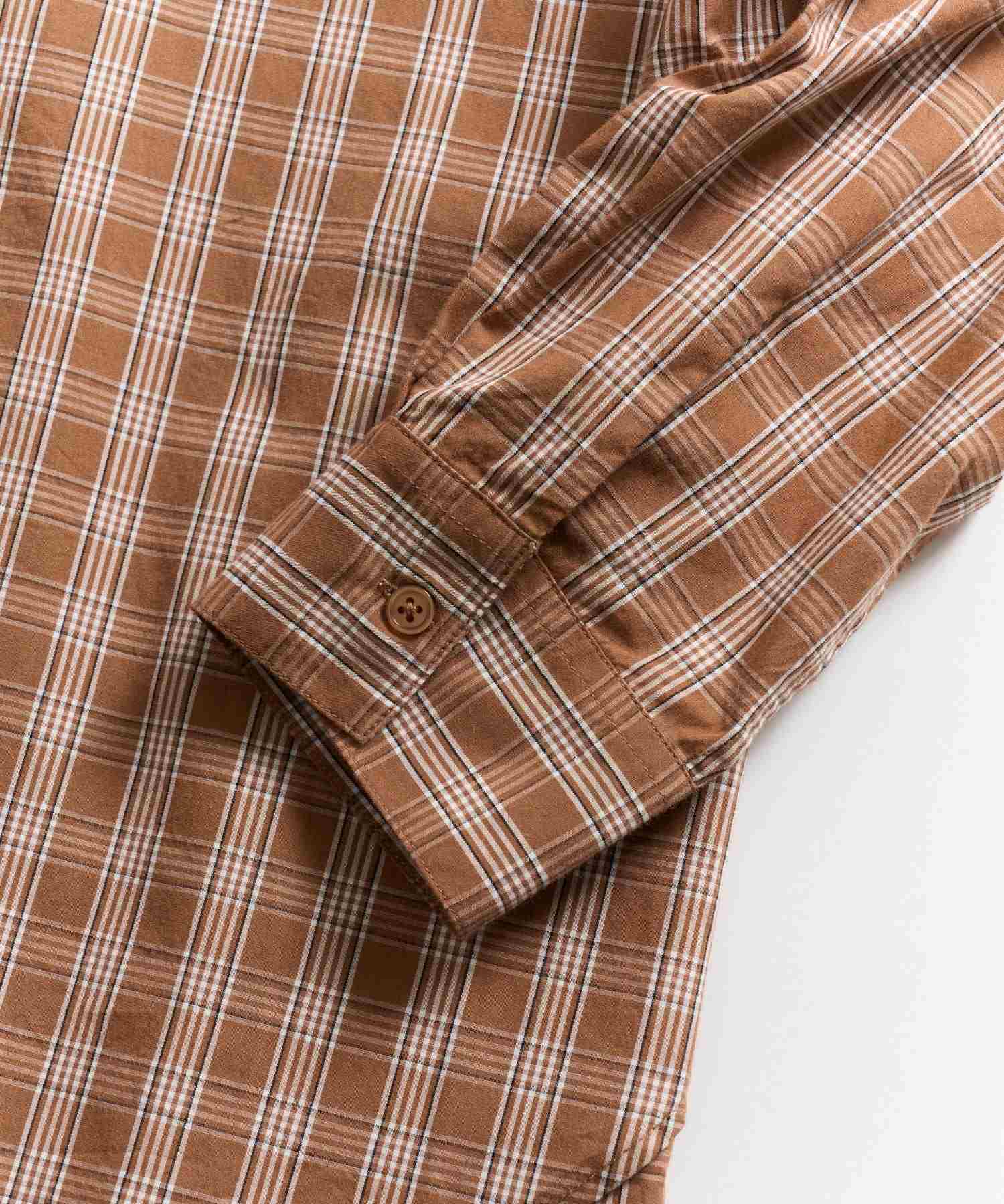 ニュアンス NewAnce New Standard Check Shirts -Over Fit - （ブラウン） ブラウン