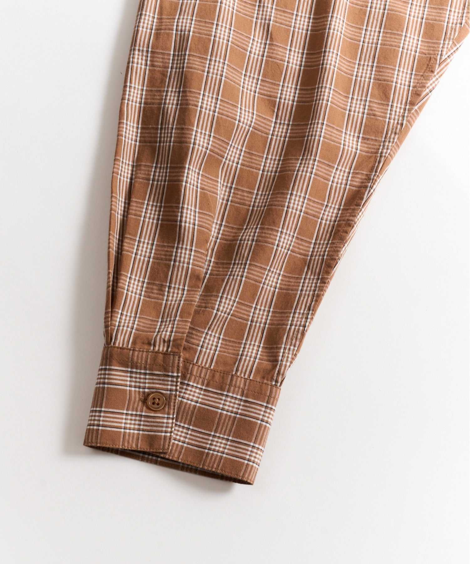 ニュアンス NewAnce New Standard Check Shirts -Over Fit - （ブラウン） ブラウン