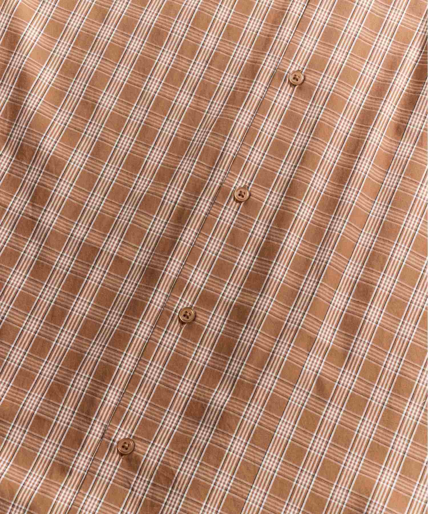 ニュアンス NewAnce New Standard Check Shirts -Over Fit - （ブラウン） ブラウン