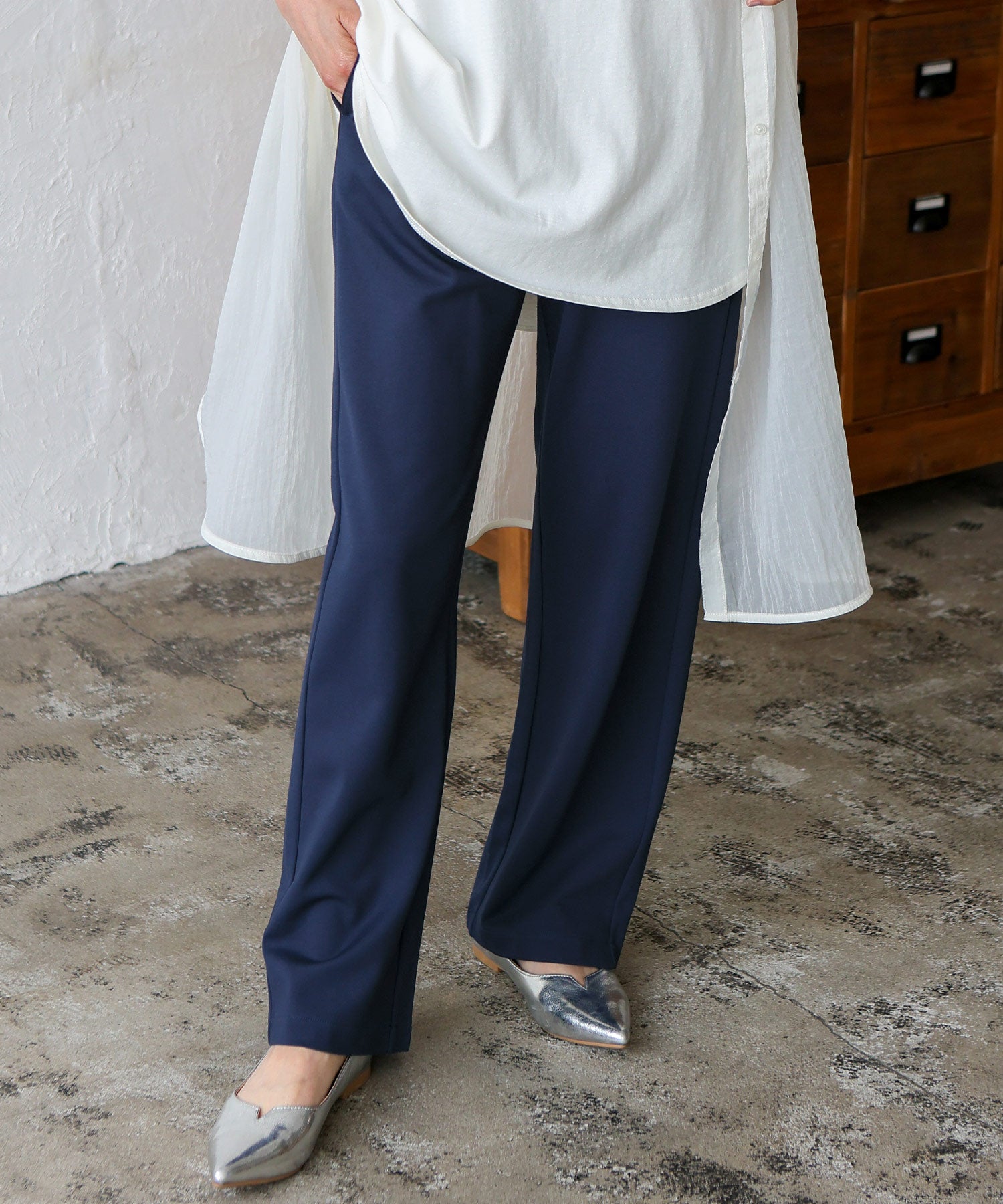 ノールール ノーライン No Rule No Line ストレッチカーブパンツ （NAVY） NAVY