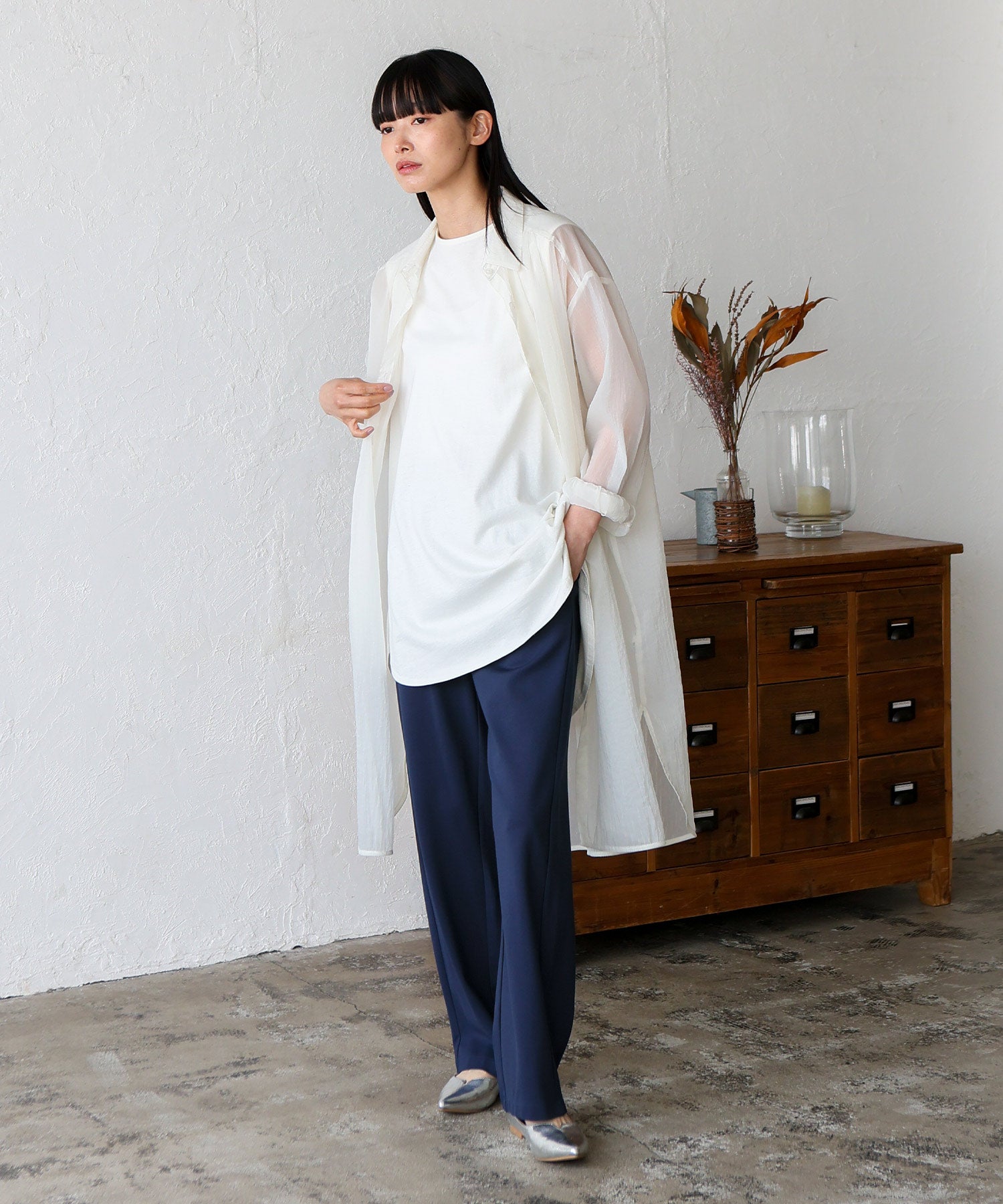 ノールール ノーライン No Rule No Line ストレッチカーブパンツ （NAVY） NAVY