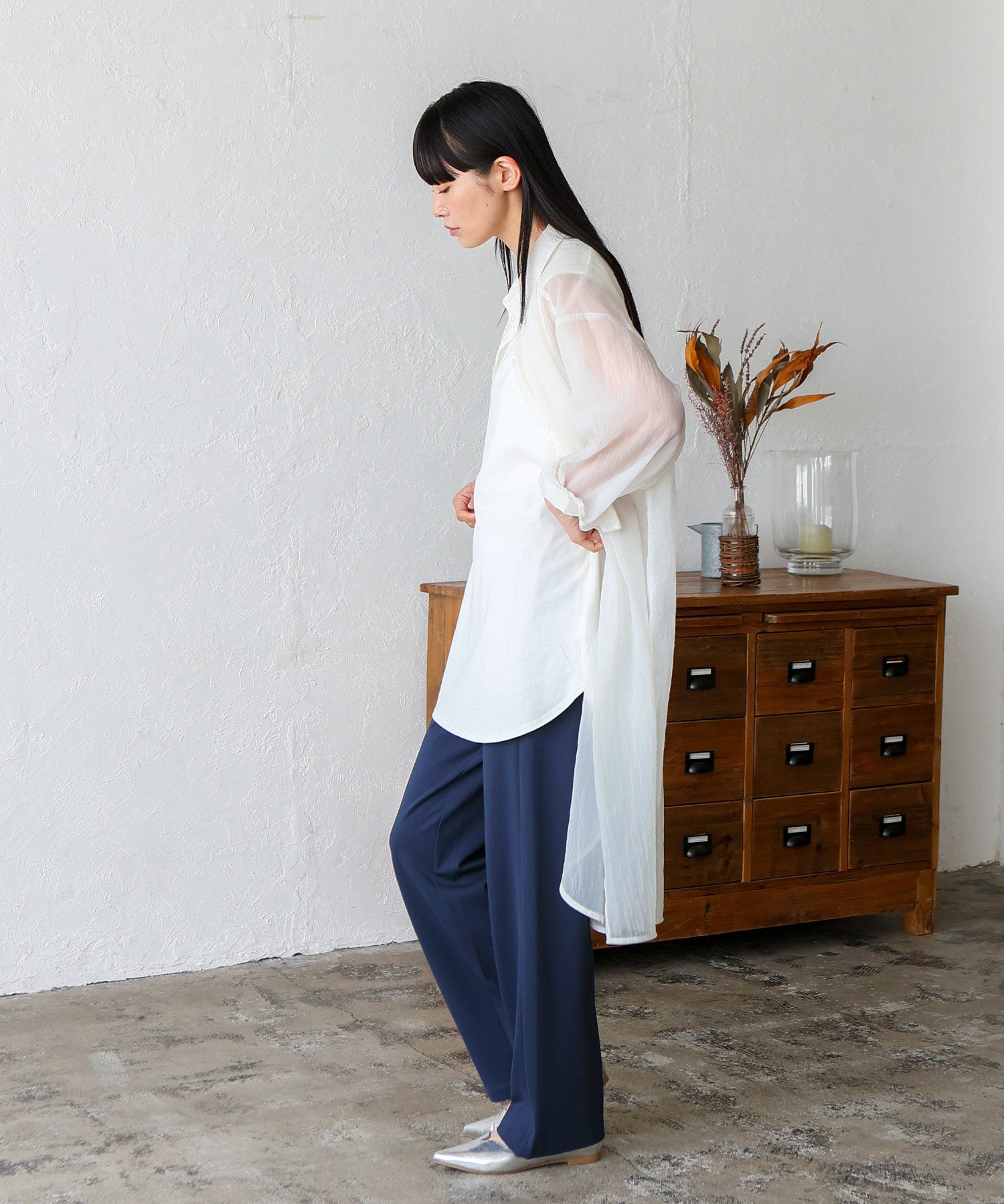 ノールール ノーライン No Rule No Line ストレッチカーブパンツ （NAVY） NAVY