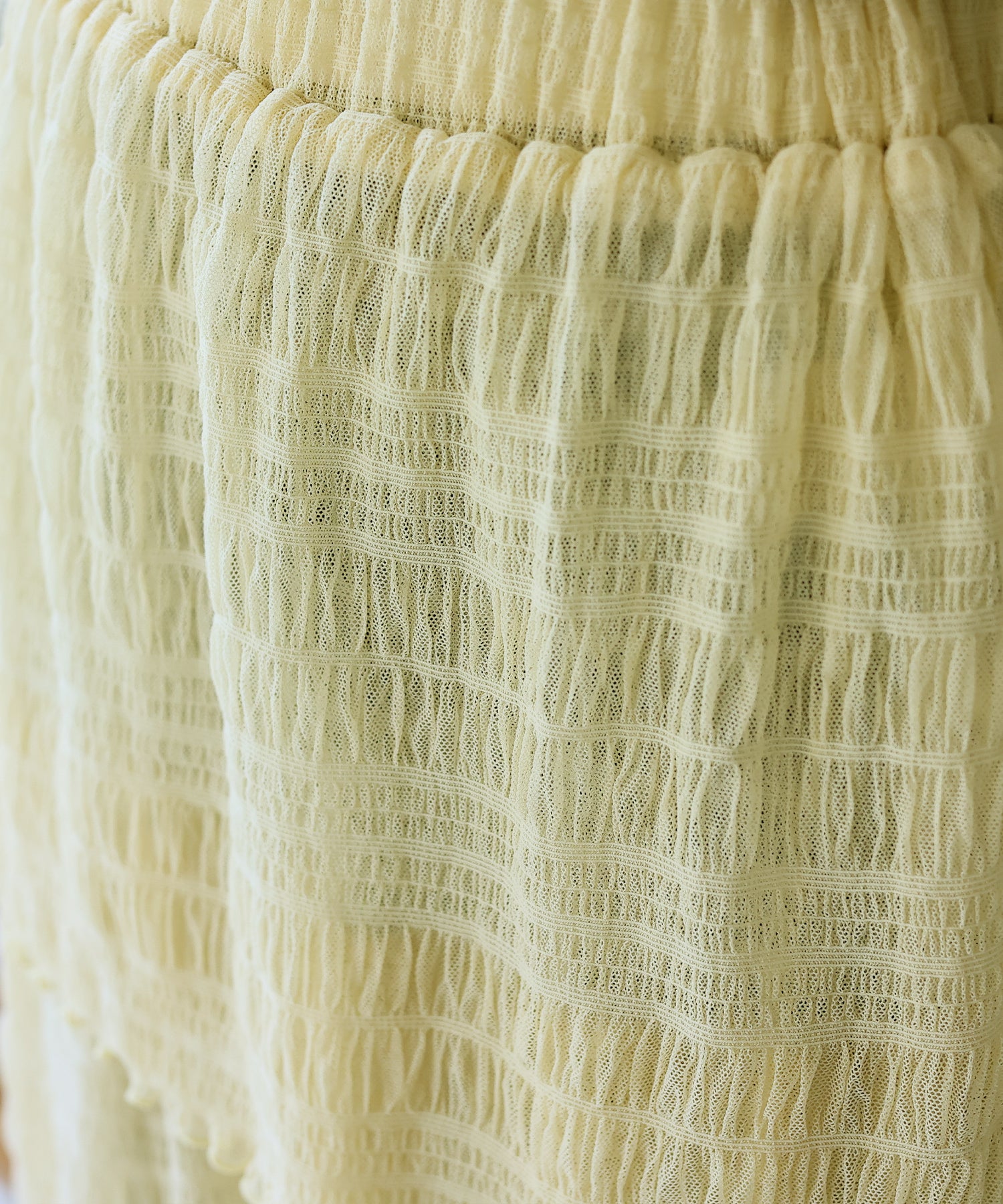 ノールール ノーライン No Rule No Line シアーティアードスカート （IVORY） IVORY