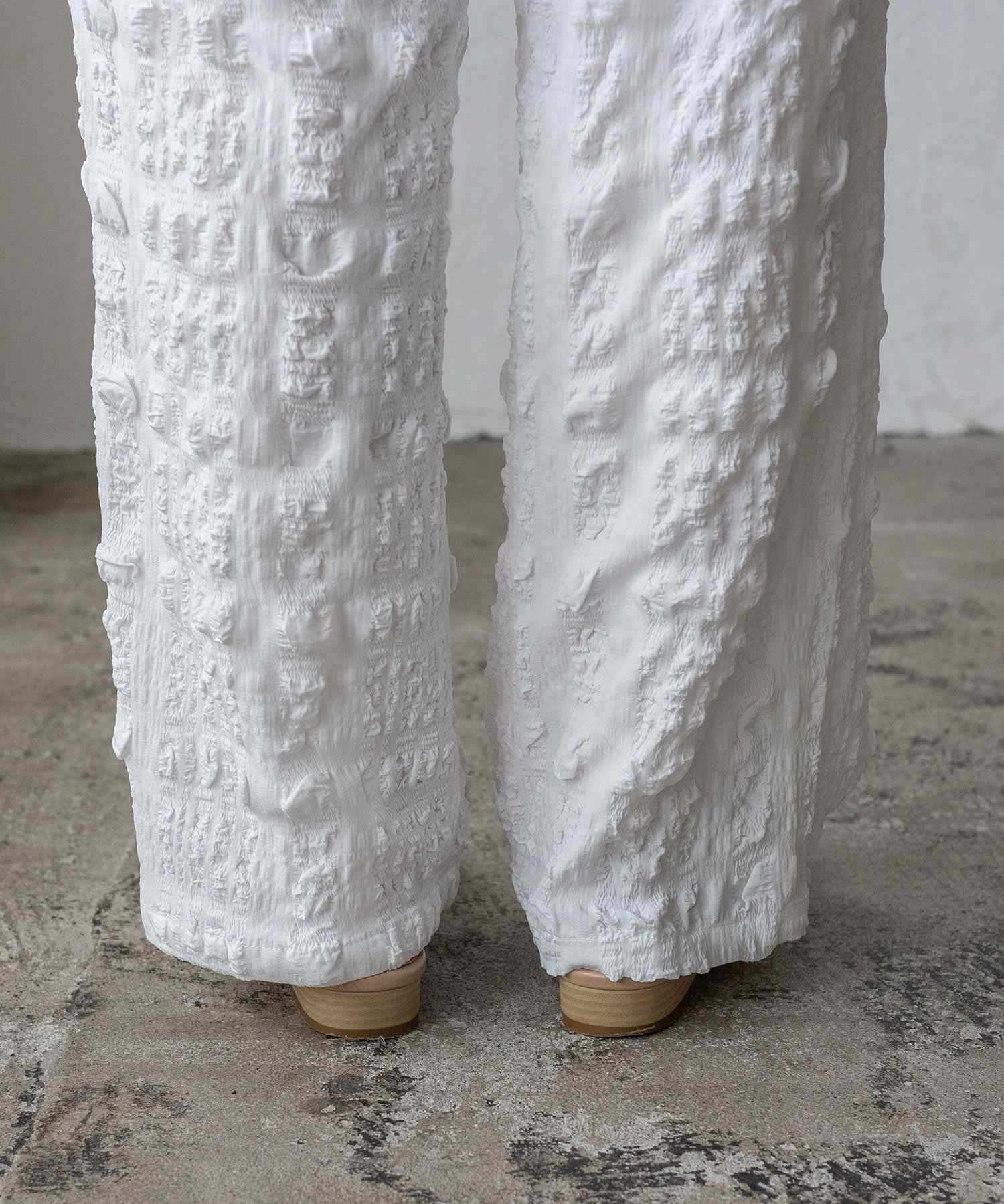 ノールール ノーライン No Rule No Line ストレートイージーパンツ （WHITE） WHITE