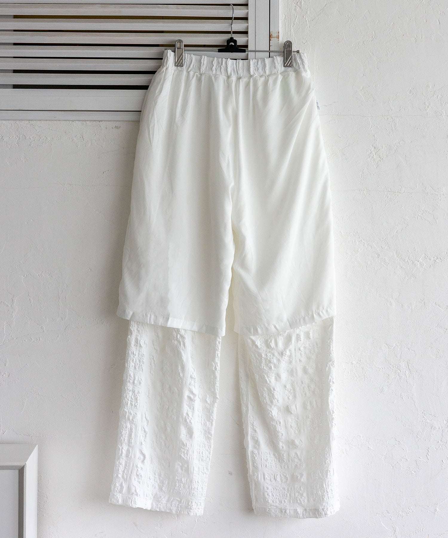 ノールール ノーライン No Rule No Line ストレートイージーパンツ （WHITE） WHITE