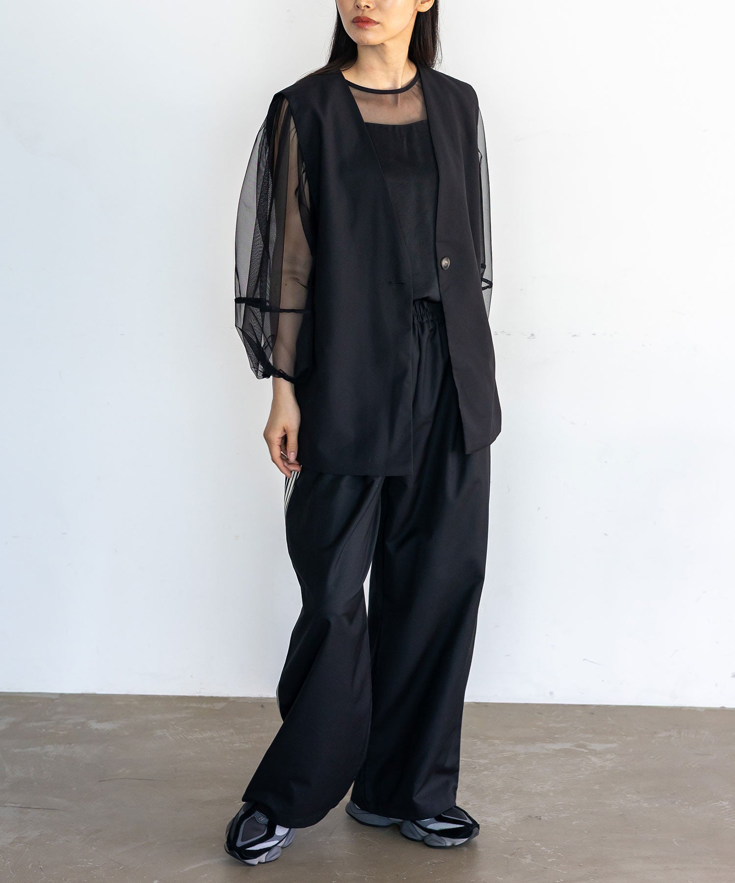 ノールール ノーライン No Rule No Line オーバーサイズベスト （ASHBROWN） ASHBROWN