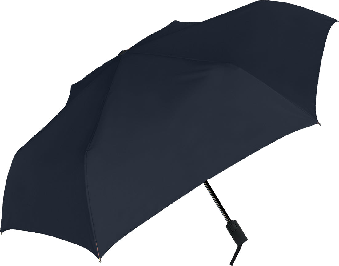 ナチュラルベーシック NaturalBasic 自動開閉 晴雨兼用傘 折りたたみ傘 ワンタッチ  濡れない 男女兼用 メンズ 大きめ コンパクト かっこいい 便利 機能 耐風 ギフト （ネイビー） ネイビー
