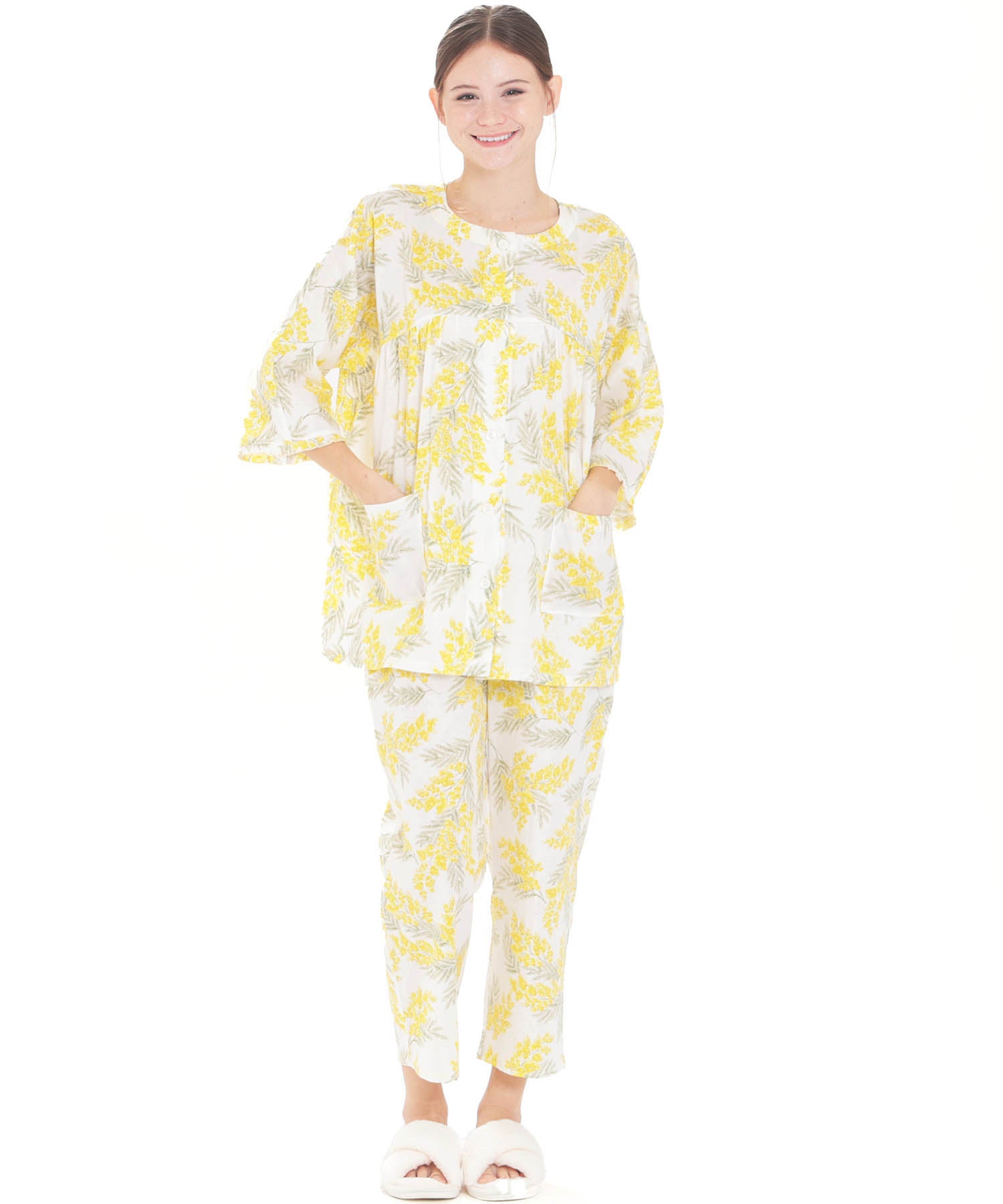 Narue 50/Double Gauze Mimosa Pajamas
