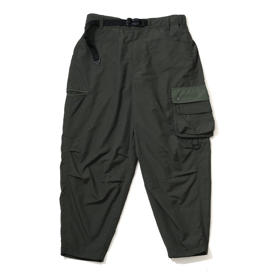 NAVIETOKYO 2TONE CARGO PANTS OLIVE