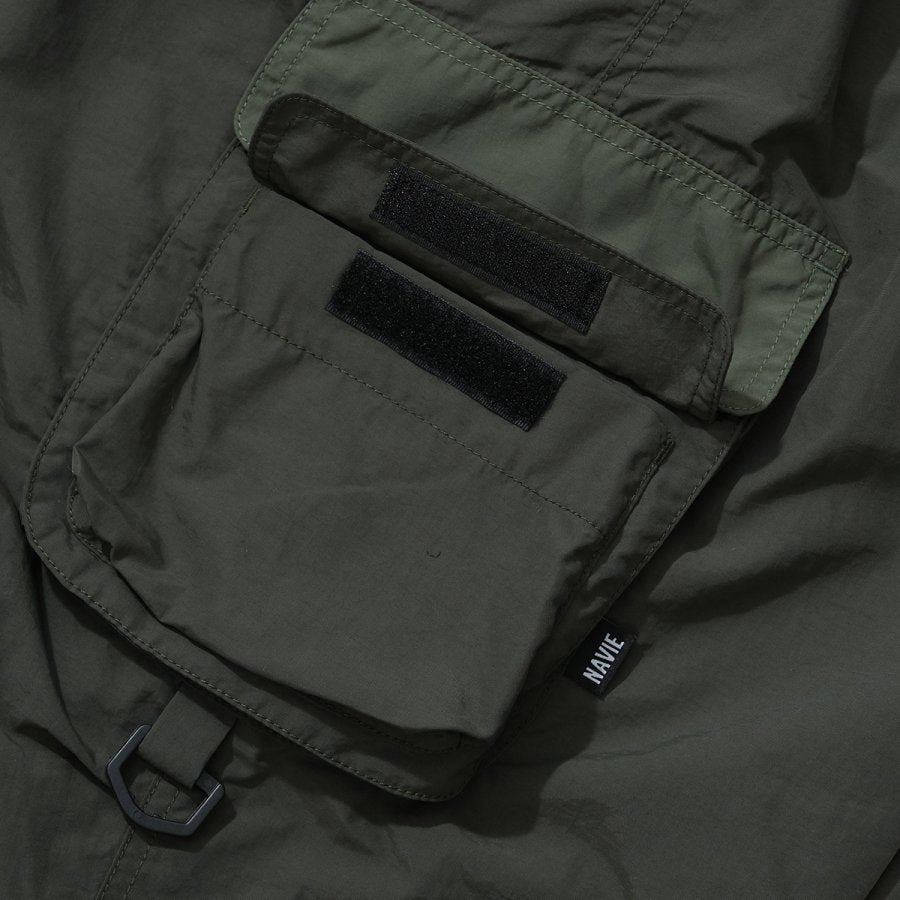 NAVIETOKYO 2TONE CARGO PANTS OLIVE