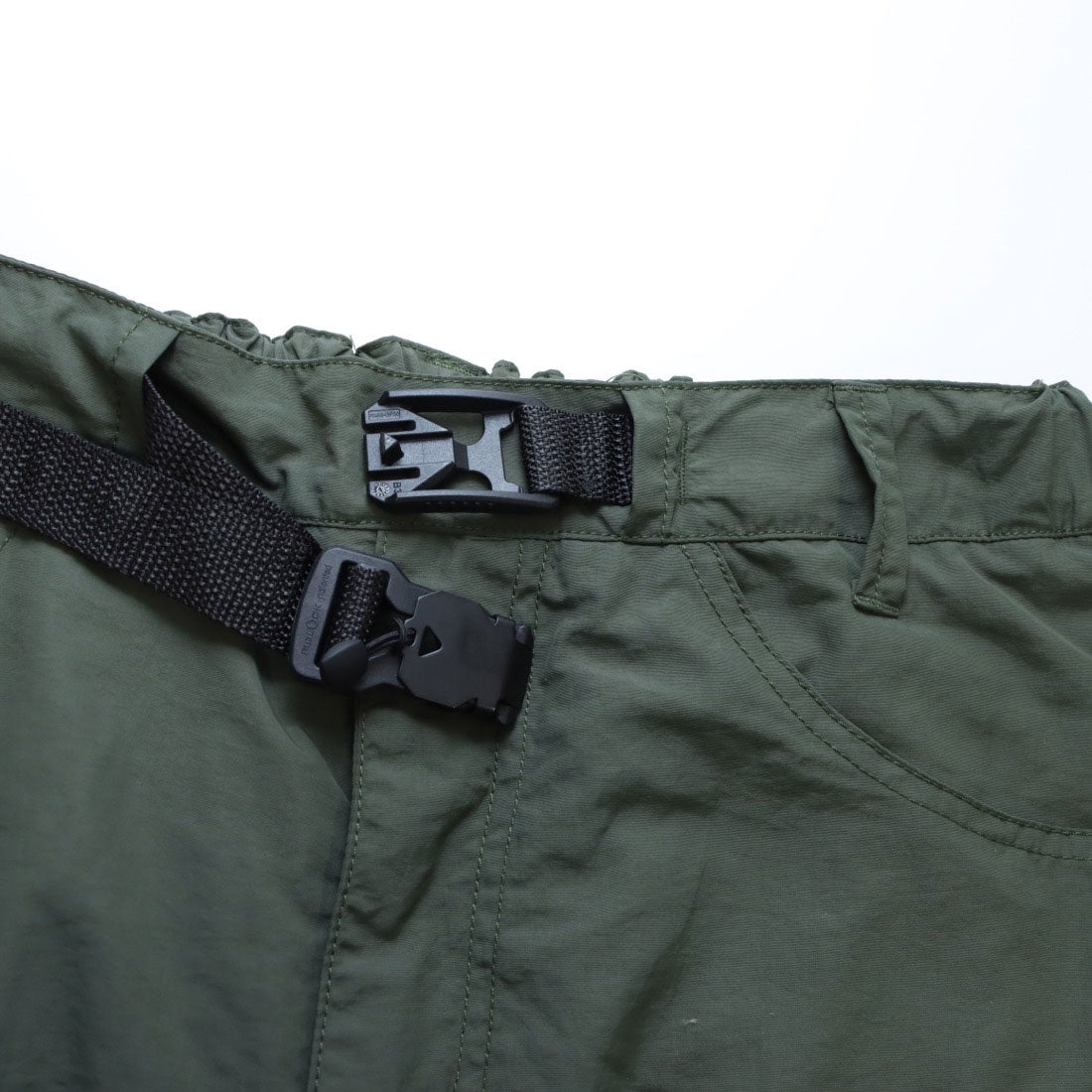 NAVIETOKYO 2TONE CARGO PANTS OLIVE