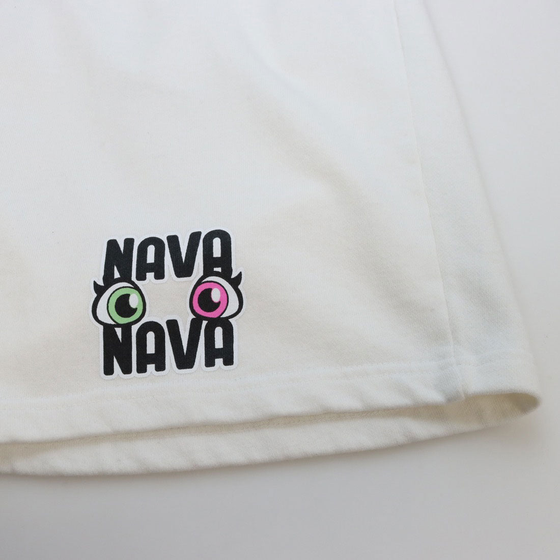 ナバナバ NAVANAVA ボックスロゴ ハーフパンツ