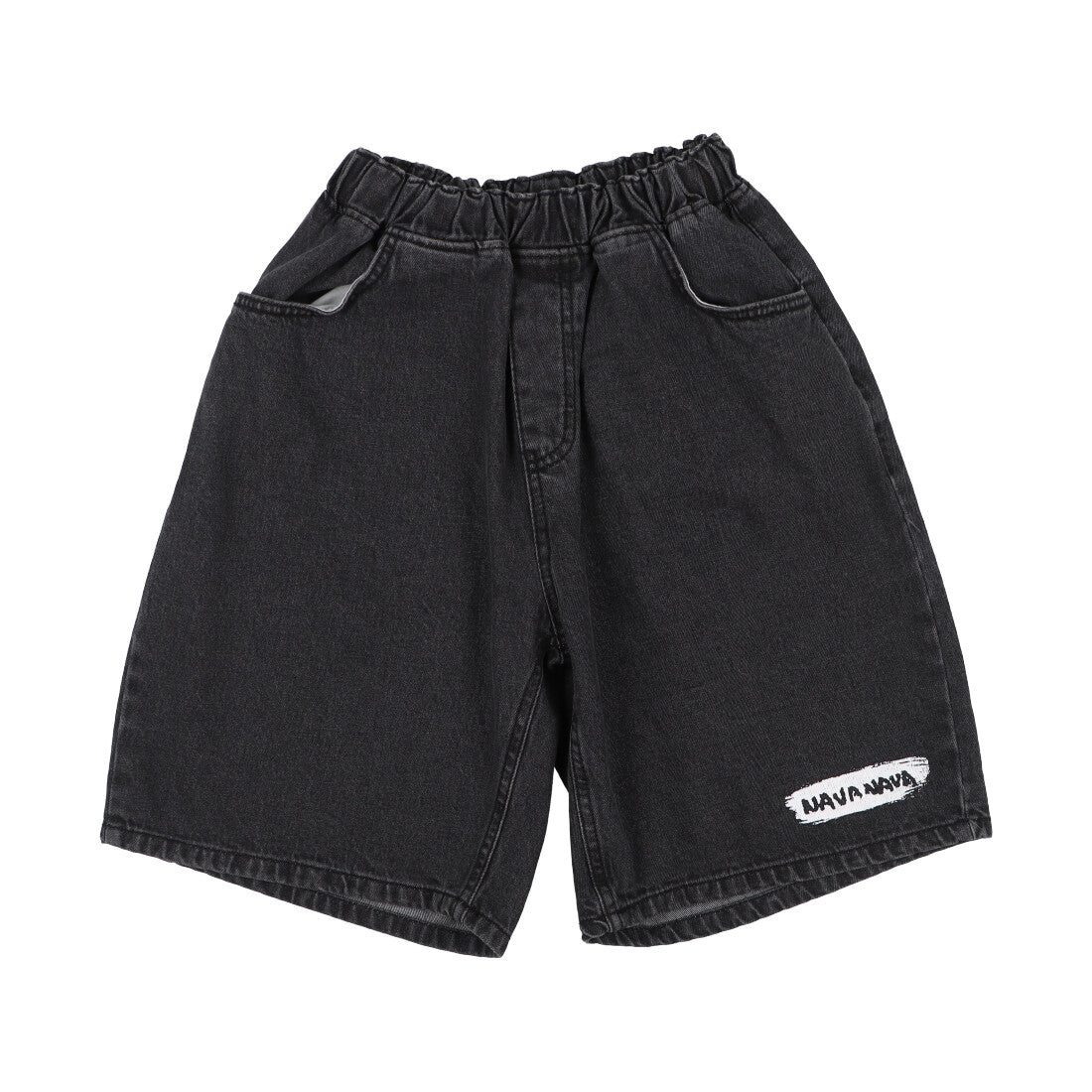 ナバナバ NAVANAVA デニムハーフパンツ