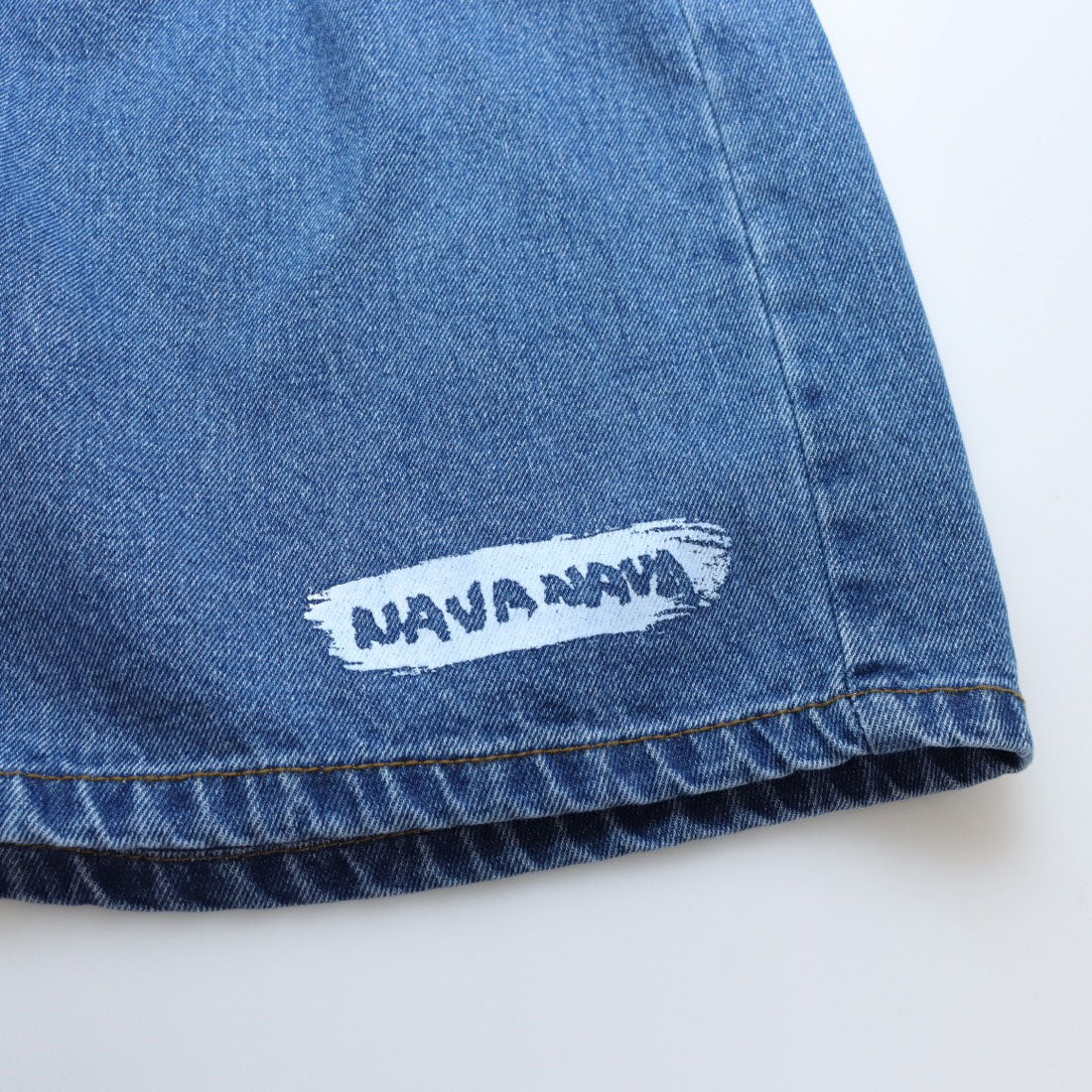 ナバナバ NAVANAVA デニムハーフパンツ