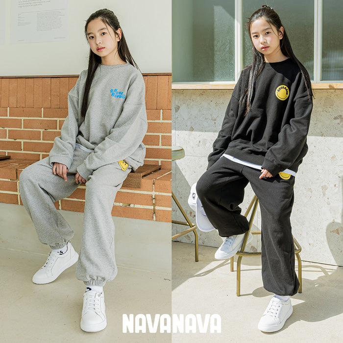 Navanaba Navanava Smile Logo汗水長褲