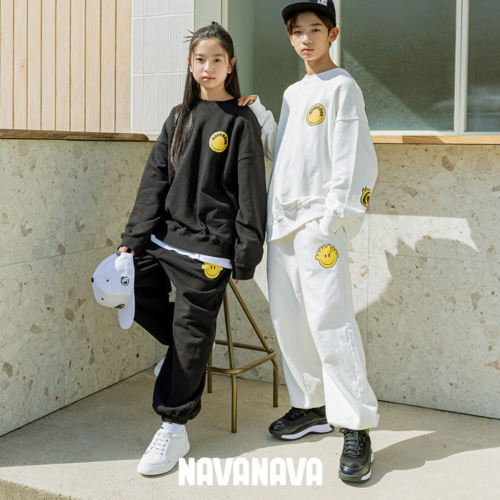Navanaba Navanava Smile Logo汗水長褲