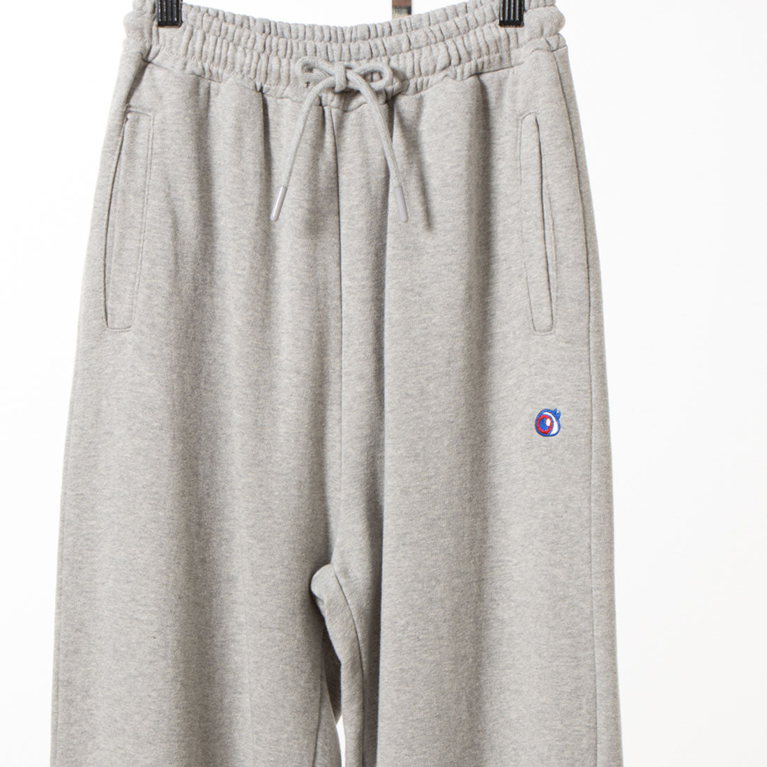 NAVANAVA Eye embroidered sweat long pants