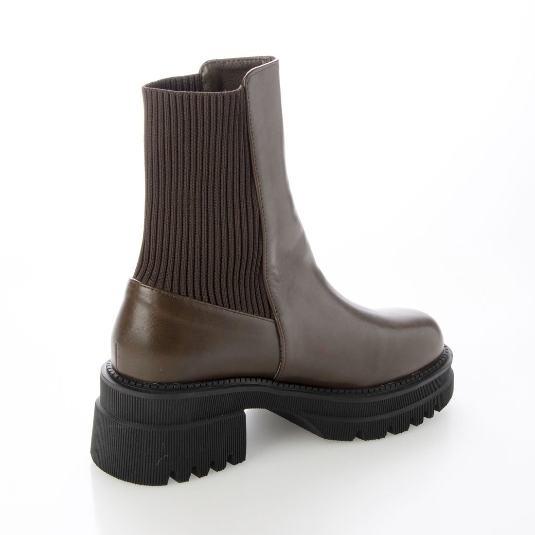 NATURAL FLEX Back-Knit Chelsea Ankle Boots