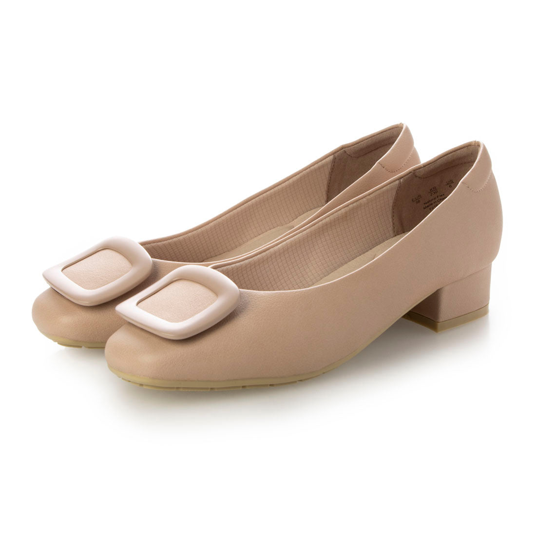NATURAL FLEX Square Decoration Pumps
