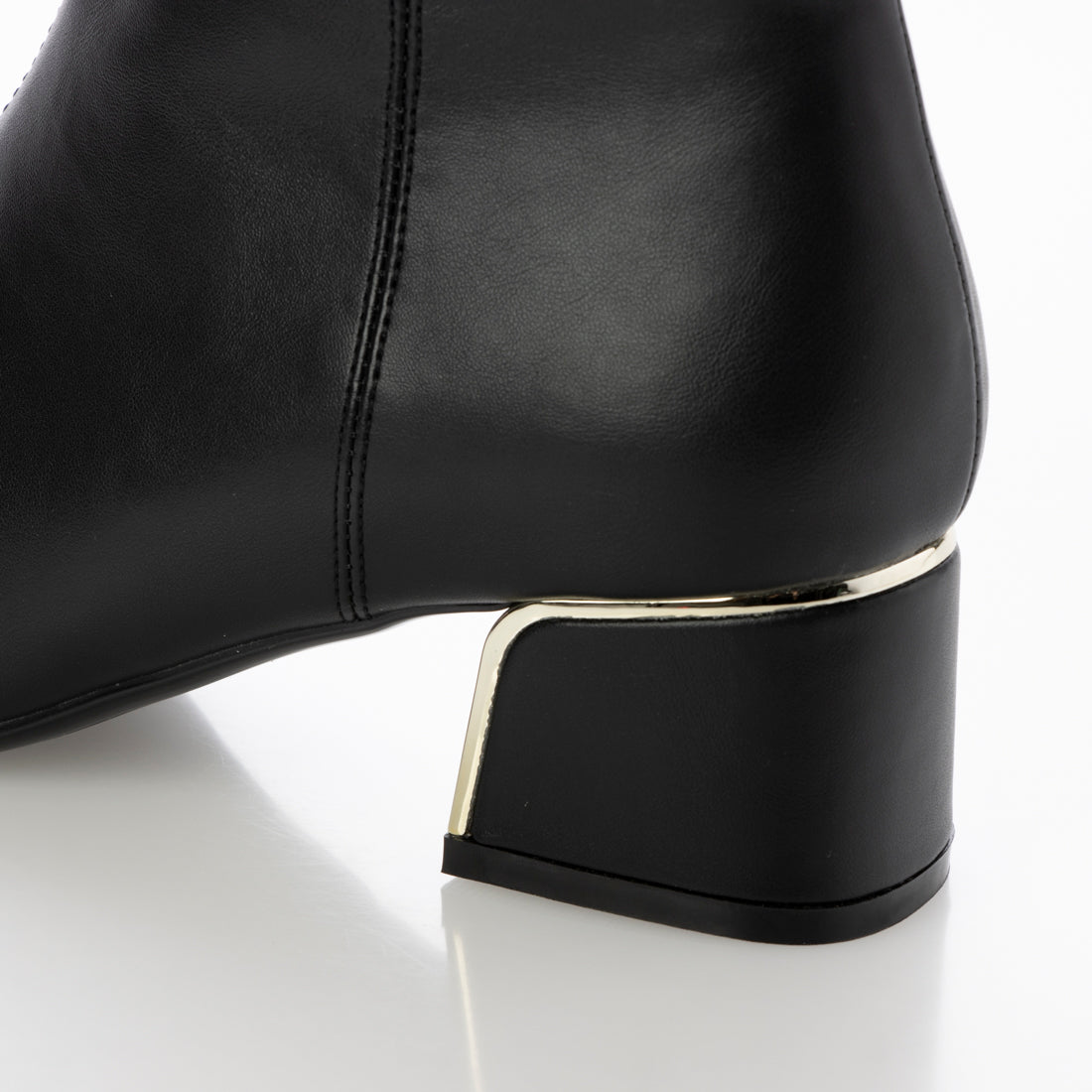 ナチュラルフレックス NATURAL FLEX Unique Chunky Heel Ankle Boots