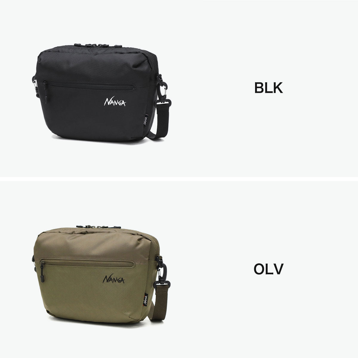 ナンガ NANGA ショルダーバッグ メンズ レディース 斜めがけ 軽量 軽い ブランド ミニショルダー コンパクト インバッグ フェス アウトドア 3L ECOPAK UR BODY BAG N2502-3N301Z （BLK） BLK