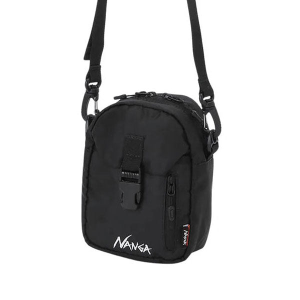 ナンガ NANGA ショルダーバッグ メンズ レディース 斜めがけ ショルダーポーチ 軽量 軽い アウトドア コンパクト フェス 1L ECOPAK UR SHOULDER POUCH N2502-3N302Z （BLK） BLK