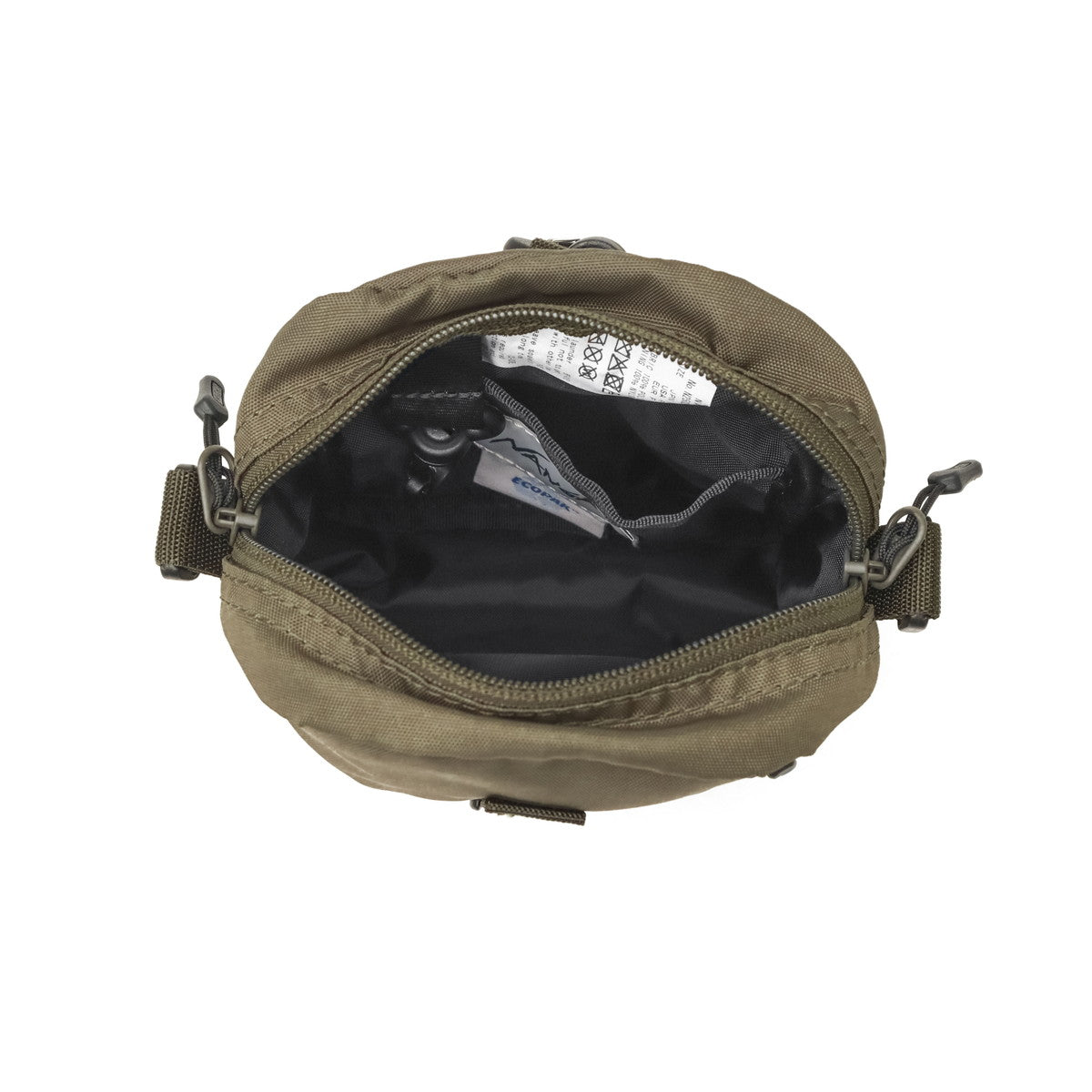 ナンガ NANGA ショルダーバッグ メンズ レディース 斜めがけ ショルダーポーチ 軽量 軽い アウトドア コンパクト フェス 1L ECOPAK UR SHOULDER POUCH N2502-3N302Z （BLK） BLK