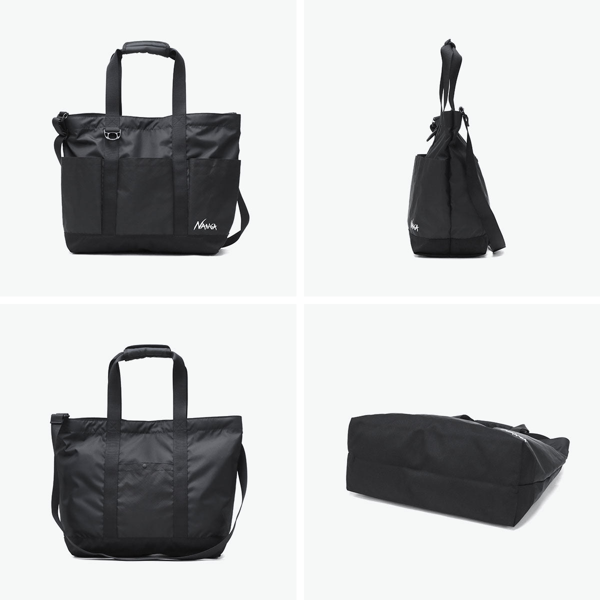 ナンガ NANGA トートバッグ メンズ レディース 大きめ カジュアル おしゃれ 旅行 大容量 トート ショルダー 斜めがけ 2WAY A3 40L 1泊 ECOPAK UR TOTE BAG N2542-3M307Z （OLV） OLV