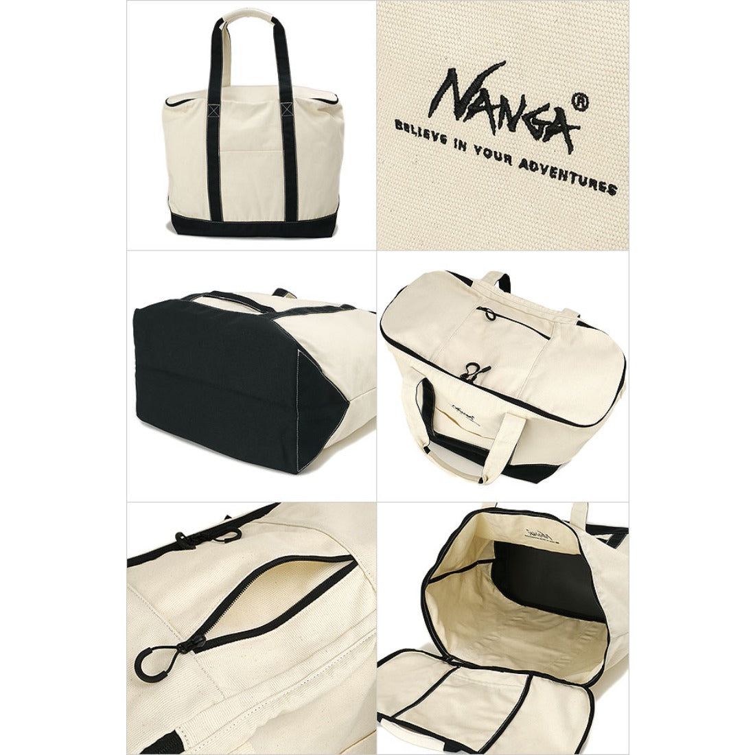 ナンガ NANGA GEAR CANVAS TOTE BAG WHT [N2600-3O024Z] （WHT） WHT