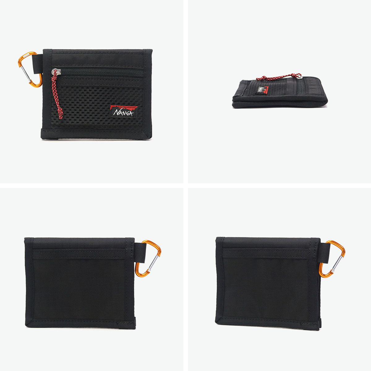 ナンガ NANGA 財布 二つ折り財布 メンズ レディース 二つ折り ミニ ブランド スリム ブランド 小銭入れ 小さめ NANGA×SPEAKEASY COMPACT WALLET N2502-3I307Z （BLK） BLK