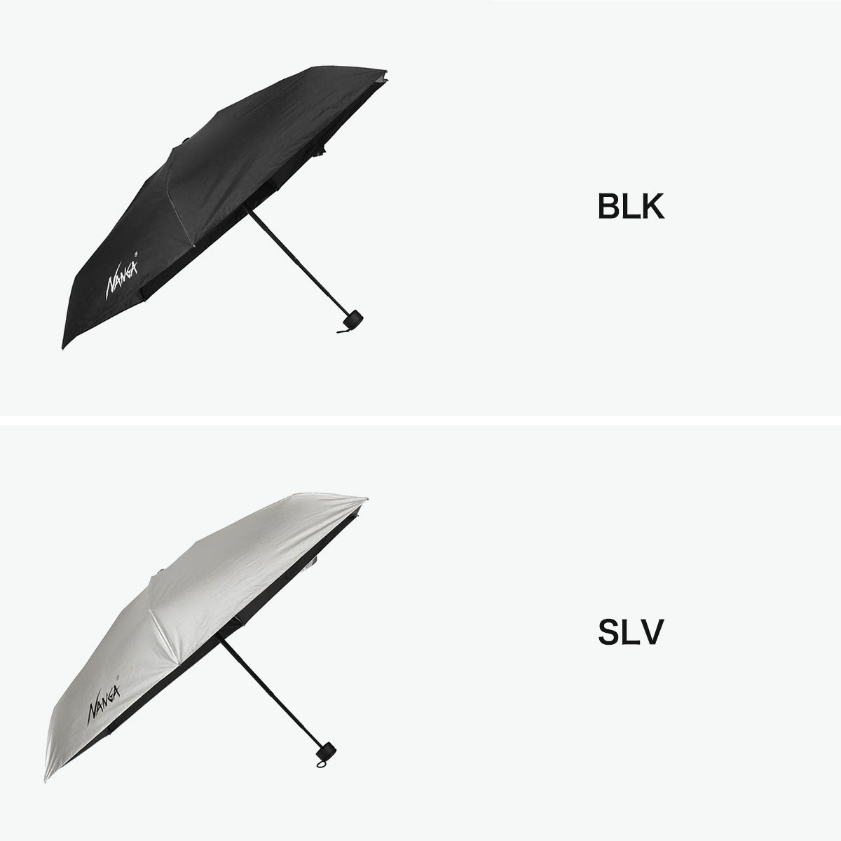 ナンガ NANGA 傘 メンズ レディース 折りたたみ傘 軽量 日傘 雨傘 撥水 晴雨兼用 UVカット 遮熱 コンパクト 遮光率99.9％以上 手開き 52cm COMPACT UMBRELLA N2542-3Z093Z （BLK） BLK