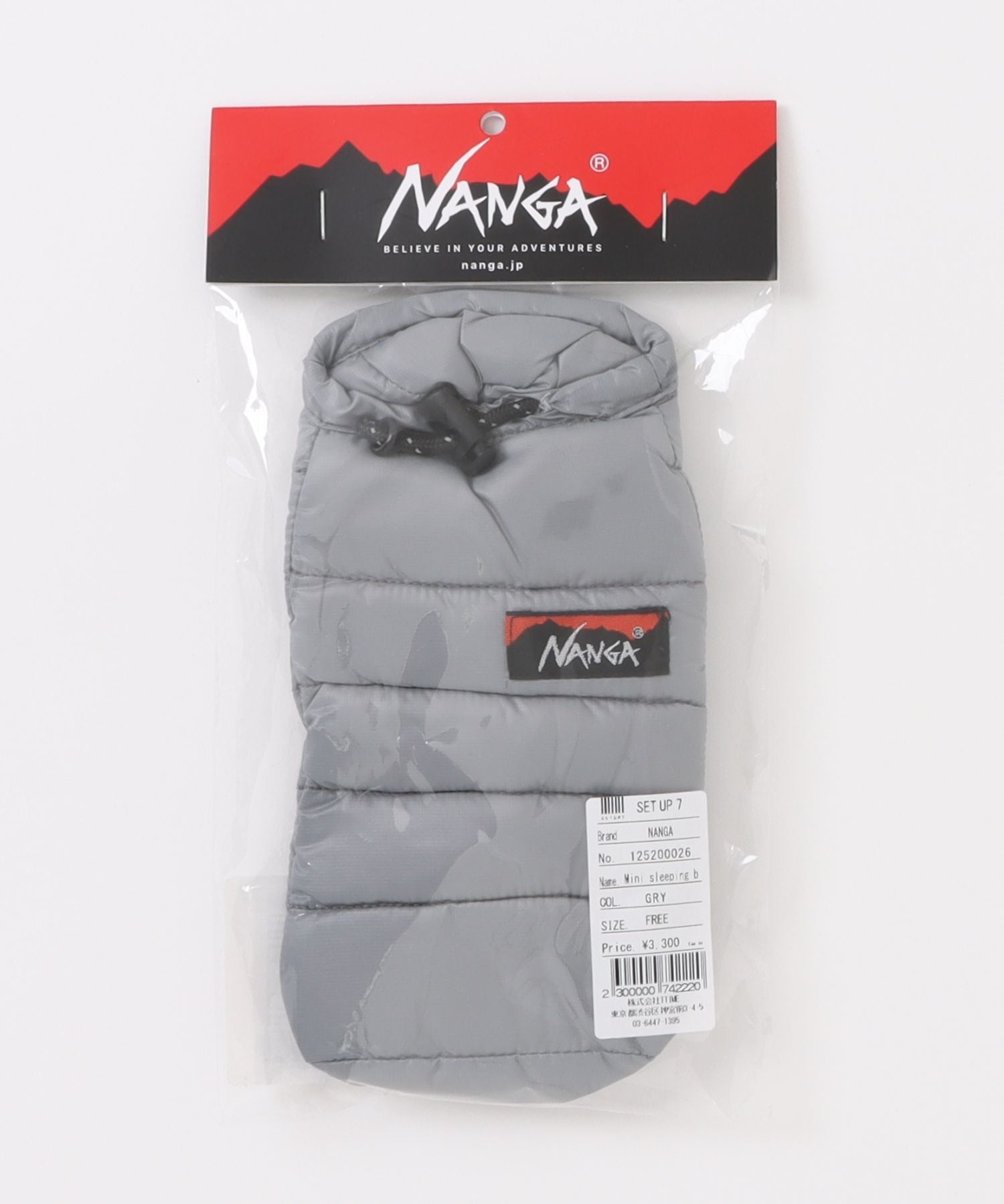 ナンガ NANGA Mini sleeping bag phone case （グレー） グレー