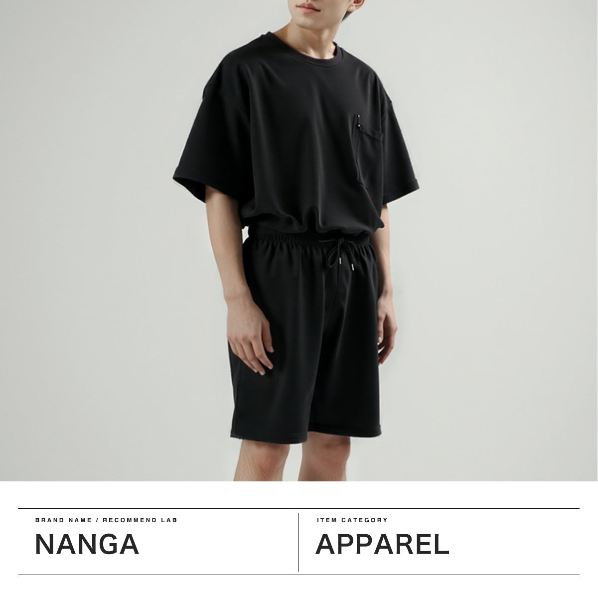 ナンガ NANGA パンツ ズボン メンズ 夏 涼しい ハーフパンツ 短パン おしゃれ ブランド 大きいサイズ 速乾性 通気性 快適 無地 ドットエア コンフィーショーツ NW2411-1I903 （P.BLK） P.BLK
