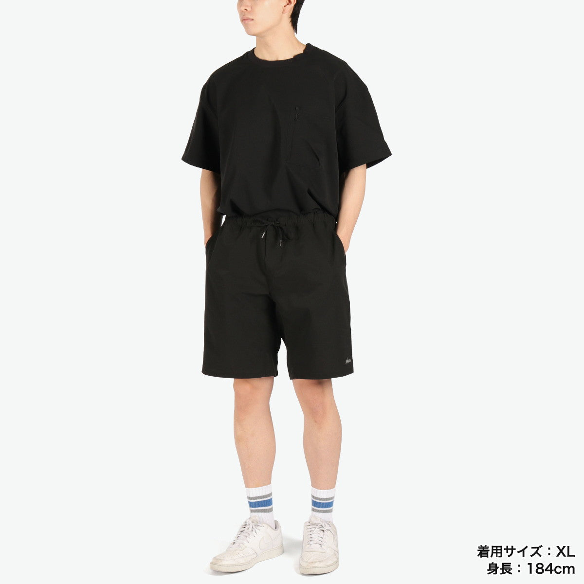 ナンガ NANGA パンツ ズボン メンズ 夏 涼しい ハーフパンツ 短パン おしゃれ ブランド 大きいサイズ 速乾性 通気性 快適 無地 ドットエア コンフィーショーツ NW2411-1I903 （P.BLK） P.BLK