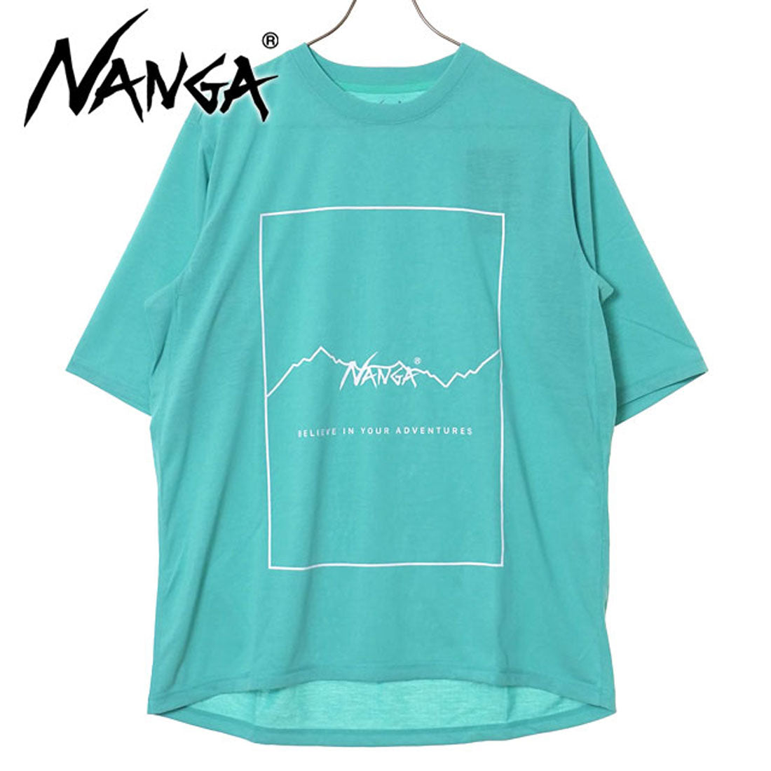 ナンガ NANGA DRY MIX FRAME LOGO TEE TQS [N2500-1M509A] （TQS） TQS