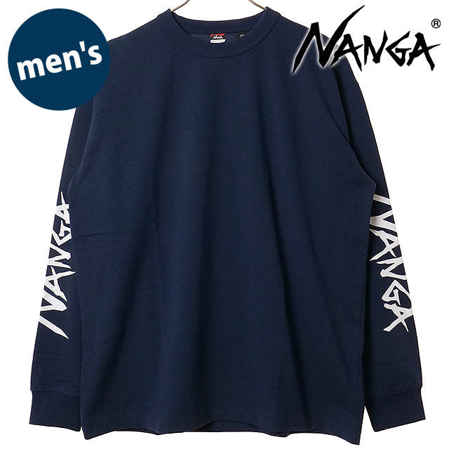 ナンガ NANGA ECO HYBRID SLV LOGO L/S TEE D.NVY [N2500-1L030A] （D.NVY） D.NVY