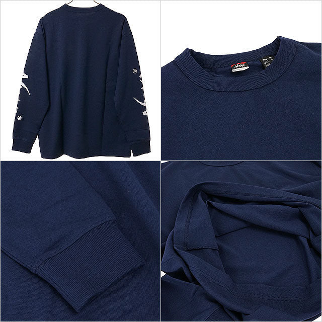 ナンガ NANGA ECO HYBRID SLV LOGO L/S TEE D.NVY [N2500-1L030A] （D.NVY） D.NVY