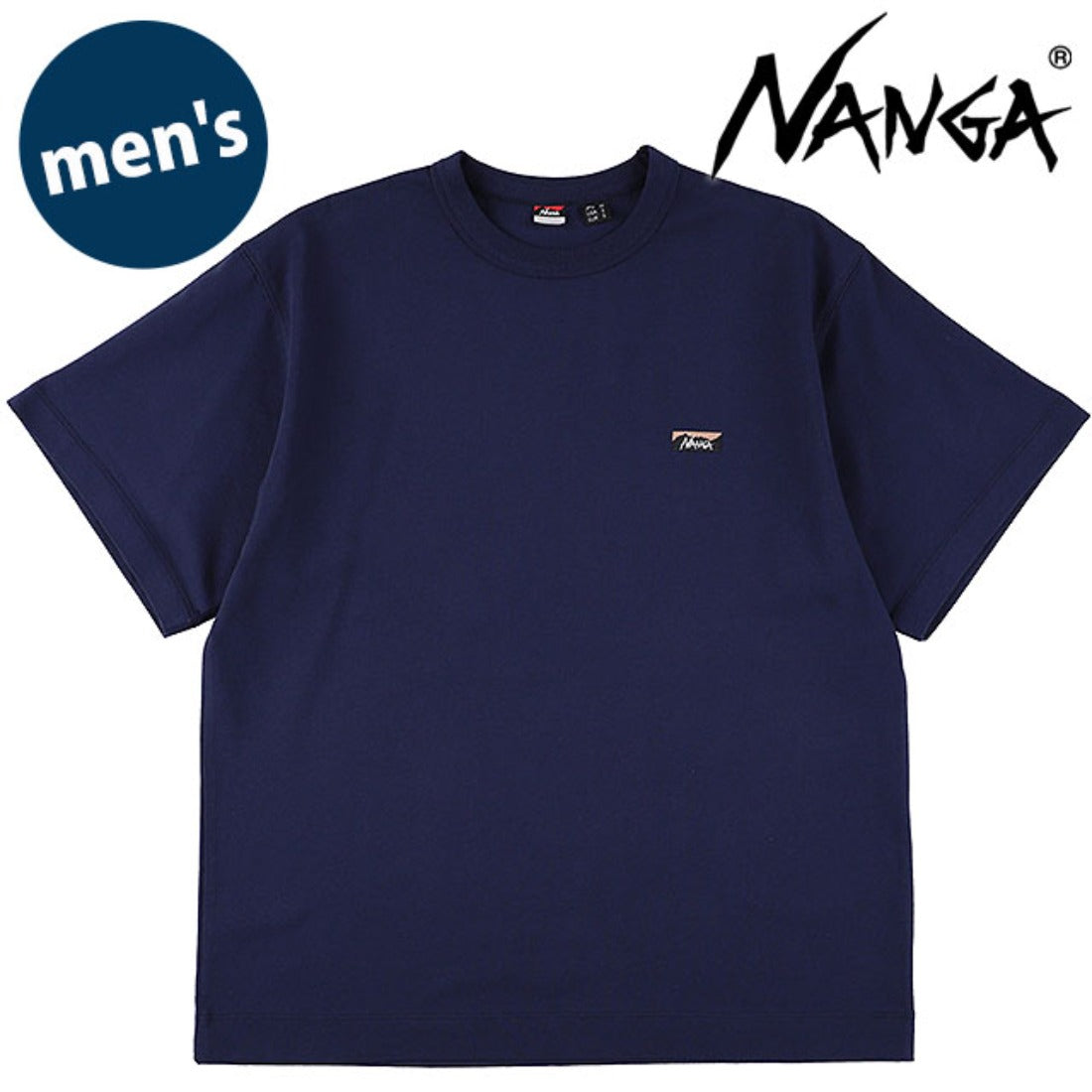 ナンガ NANGA ECO HYBRID BOX LOGO EMBROIDERY TEE D.NVY [NW2411-1G804] （D.NVY） D.NVY