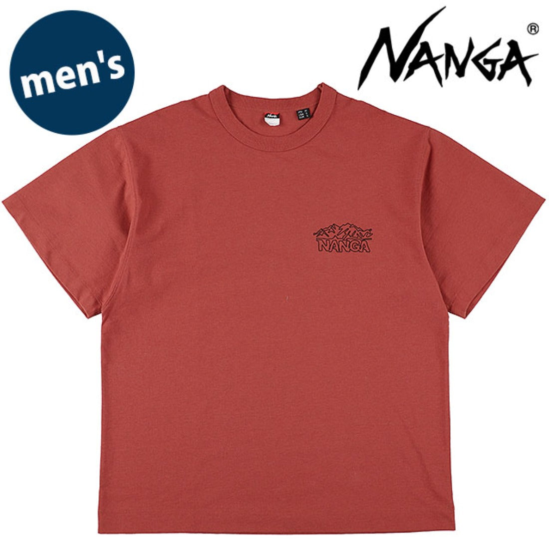 ナンガ NANGA ECO HYBRID LINE DRAWING TEE RED2（T.RED） [N2610-1M038Z] （RED2（T.RED）） RED2（T.RED）