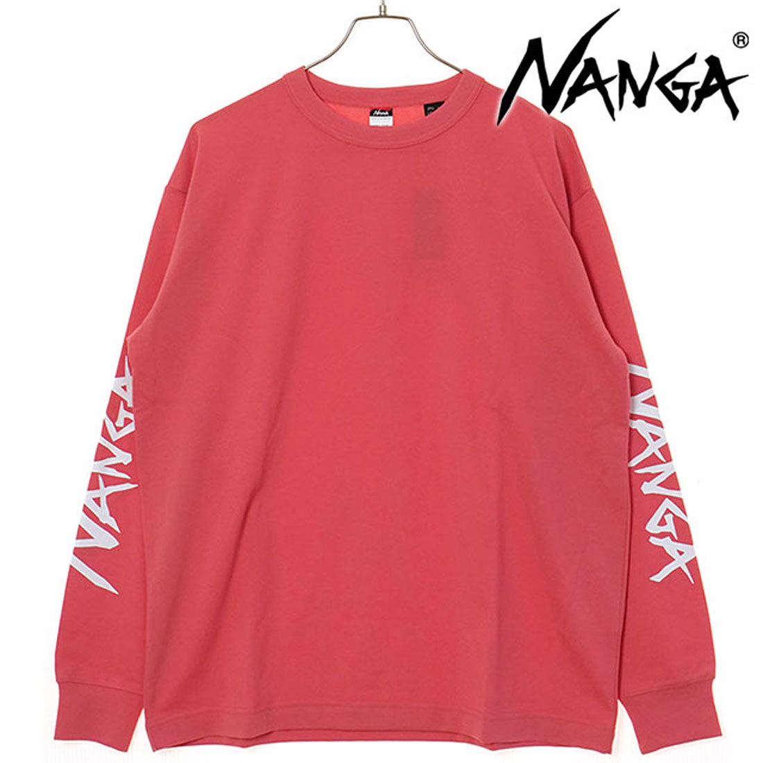 ナンガ NANGA ECO HYBRID SLV LOGO L/S TEE S.PNK [N2500-1L030A] （S.PNK） S.PNK