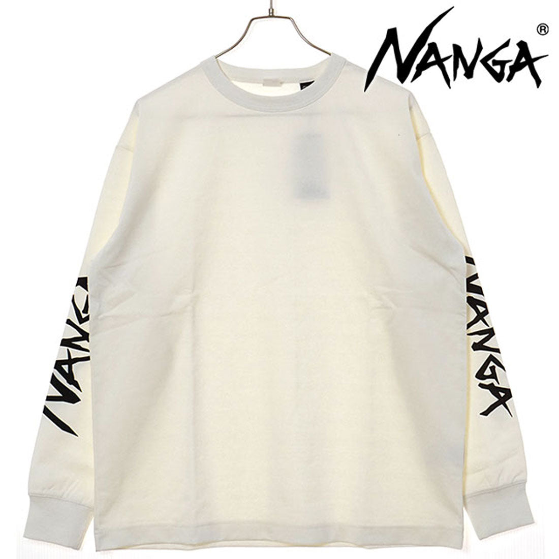 ナンガ NANGA ECO HYBRID SLV LOGO L/S TEE WHT [N2500-1L030A] （WHT） WHT