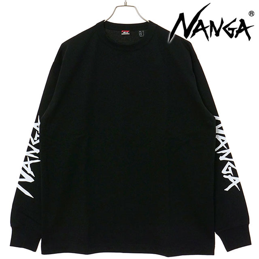 ナンガ NANGA ECO HYBRID SLV LOGO L/S TEE BLK [N2500-1L030A] （BLK） BLK