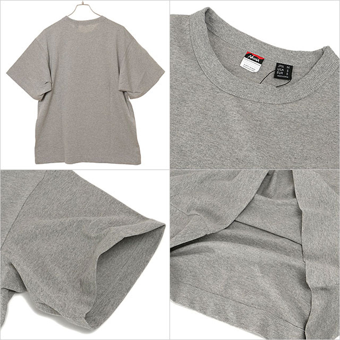 ナンガ NANGA ECO HYBRID TEE（DOG PT） L.GRY [N2500-1M020Z SS25] （L.GRY） L.GRY