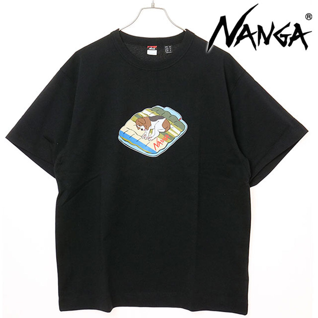 ナンガ NANGA ECO HYBRID TEE（DOG PT） BLK [N2500-1M020Z SS25] （BLK） BLK
