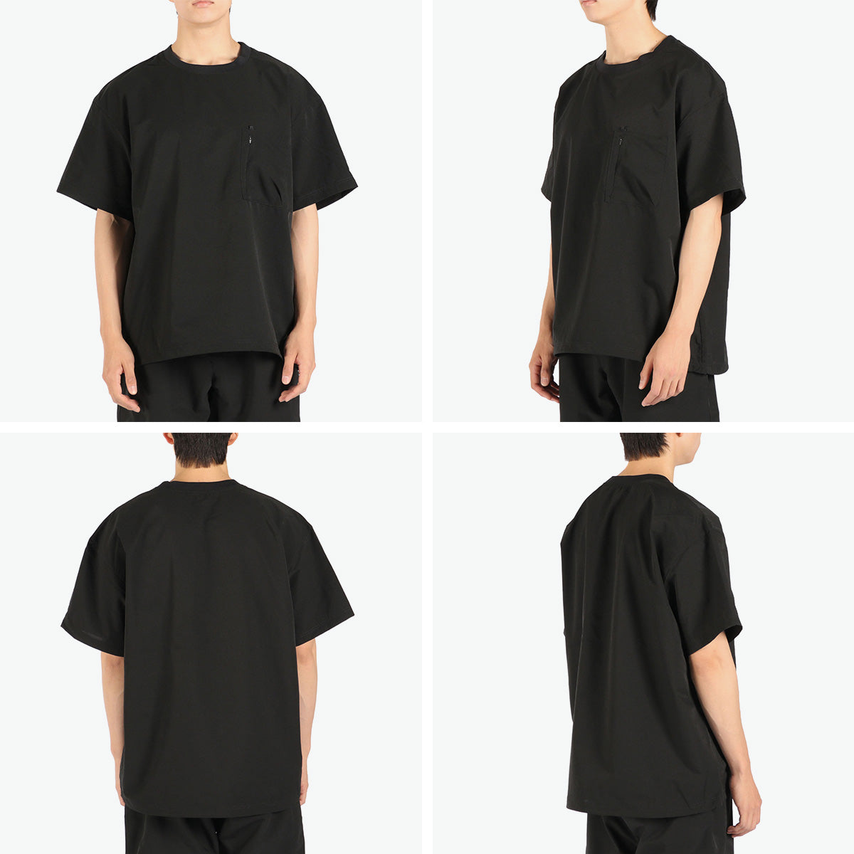 ナンガ NANGA Tシャツ メンズ レディース 半袖 無地 ブランド ウェア 吸汗速乾 大きいサイズ 黒 おしゃれ ブランド 速乾 通気性 ドットエア コンフィーティー N2500-1J300A （P.BLK） P.BLK